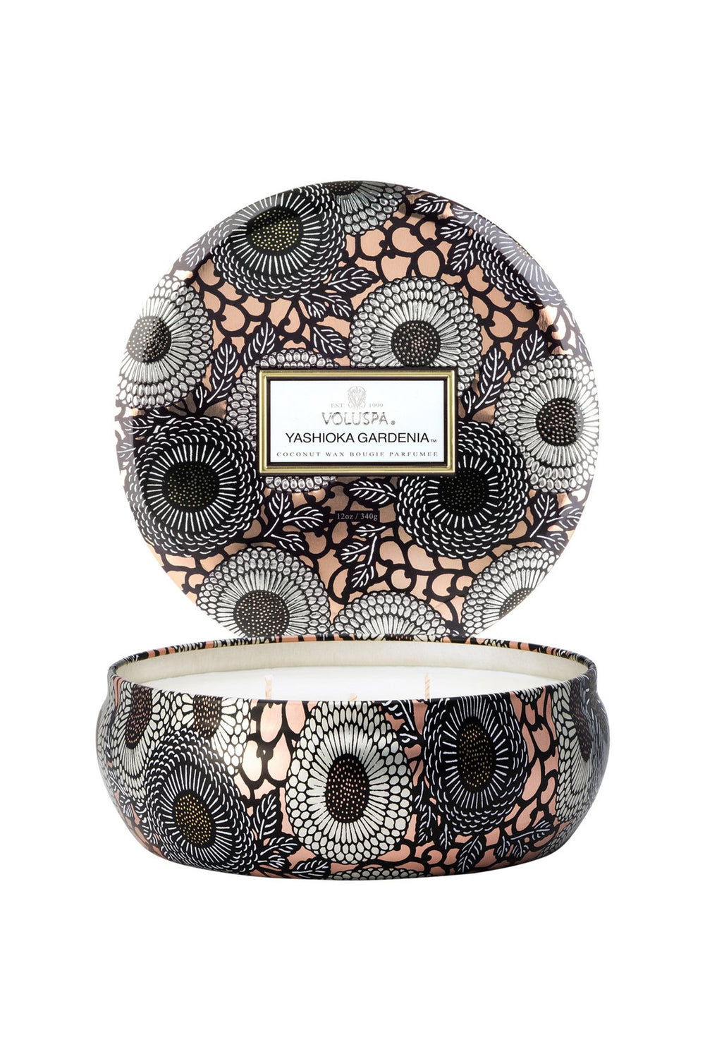 YASHIOKA GARDENIA - 3 WICK TIN CANDLE