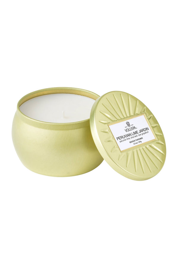 PERUVIAN LIME JARDIN - MINI TIN CANDLE