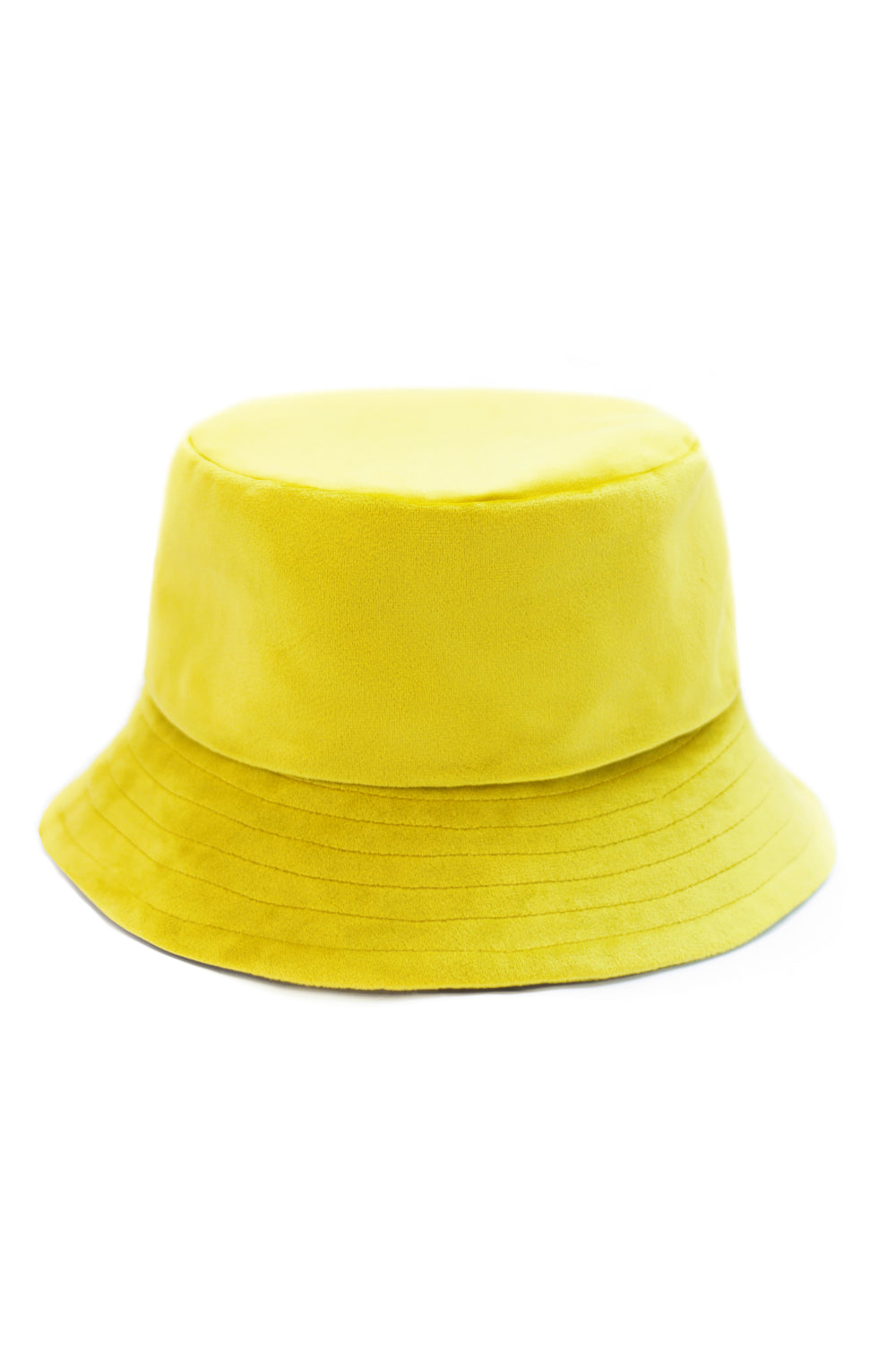 TAMMY - LIME - VELVET - BUCKET HAT