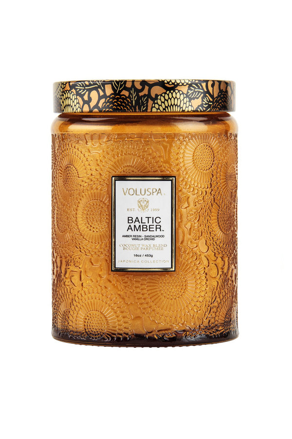 BALTIC AMBER - LARGE JAR CANDLE