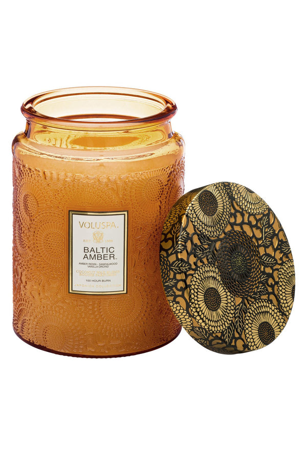 BALTIC AMBER - LARGE JAR CANDLE