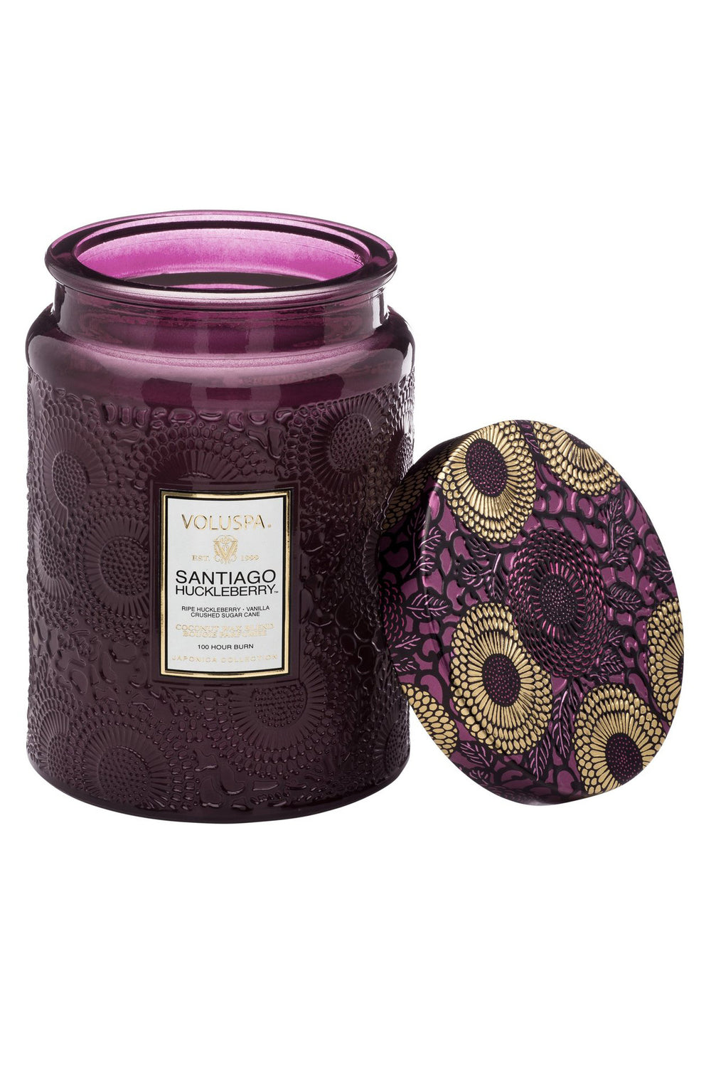 SANTIAGO HUCKLEBERRY - LARGE JAR CANDLE